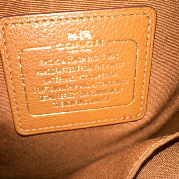 Coach Tan Leather Satchel - Picture 8 of 10